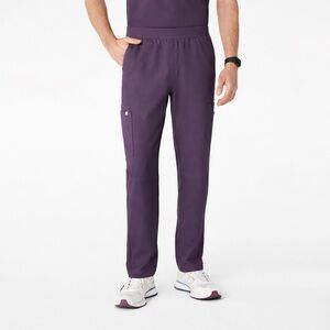 FIGS Axim Cargo Scrub Pants XL Purple Shadow Medical